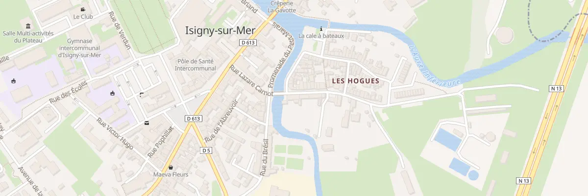 Plan du 4 Rue de la Vallee d’Aure Isigny à Isigny-sur-Mer