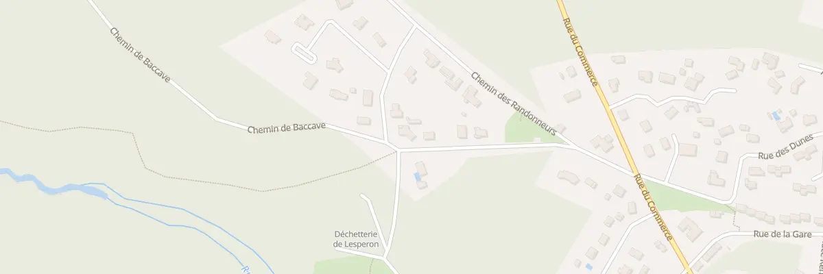 Plan du 268 Che de Baccave à Lesperon