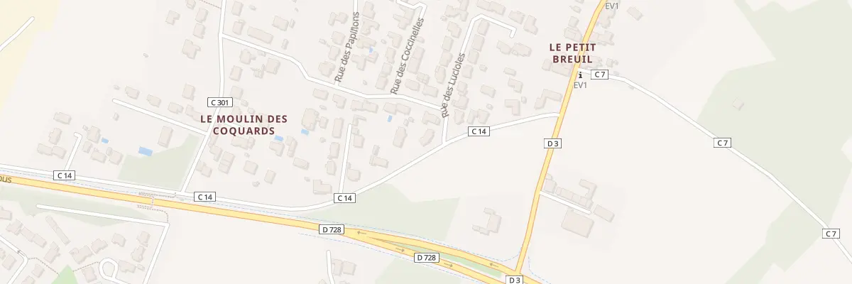 Plan du 1 Rue des Lucioles à Marennes-Hiers-Brouage
