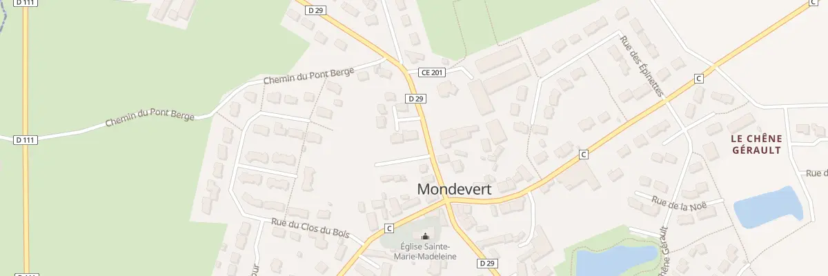 Plan du 5 Rue de l’Océane à Mondevert