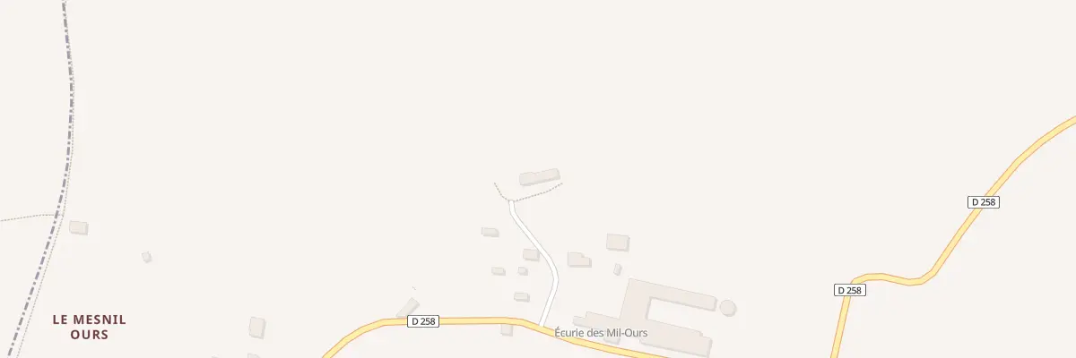 Plan du 6 Le Mesnil Ours à Tessy-Bocage
