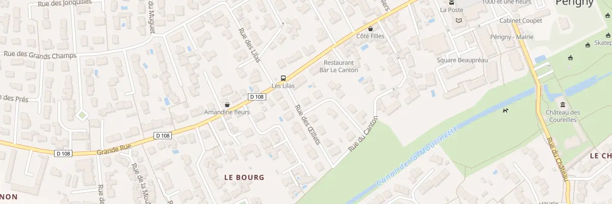 Plan du 1 Rue des Tulipes à Périgny
