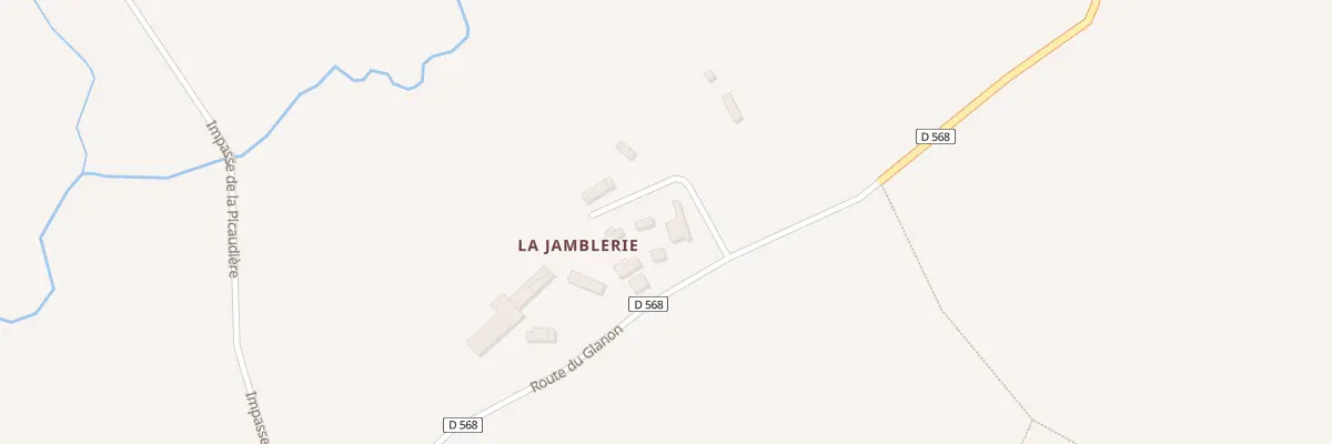 Plan du 98 La Jamblerie à Cuves