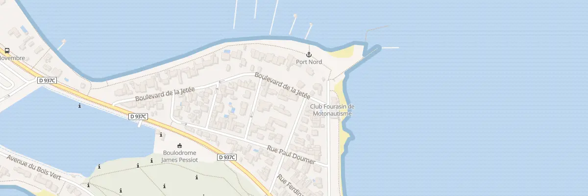 Plan du 6 Bd de la Jetée à Fouras