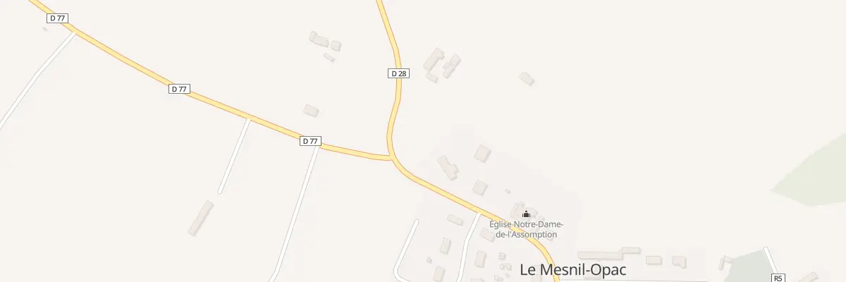 Plan du 1B Le Bourg - Mesnil Opac à Moyon Villages