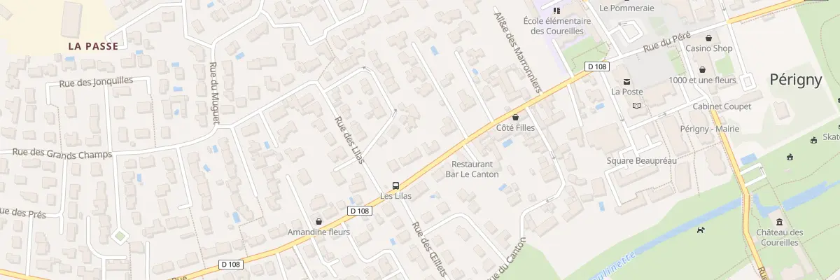 Plan du 20 Gr Grande Rue à Périgny