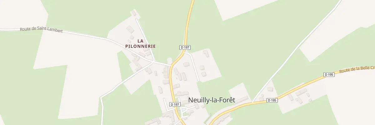 Plan du 5208 Le Calvaire (Neuilly) à Isigny-sur-Mer
