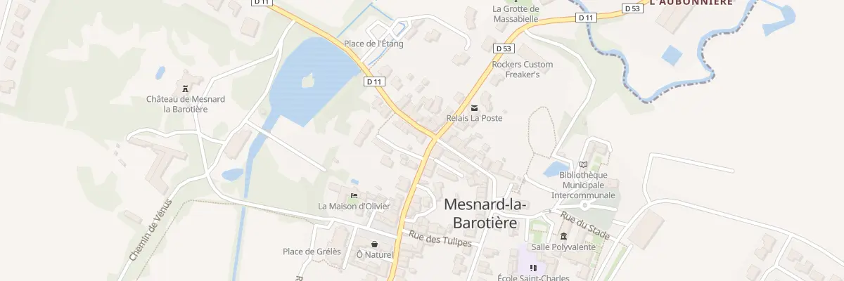 Plan du 2 Grand-rue à Mesnard-la-Barotière