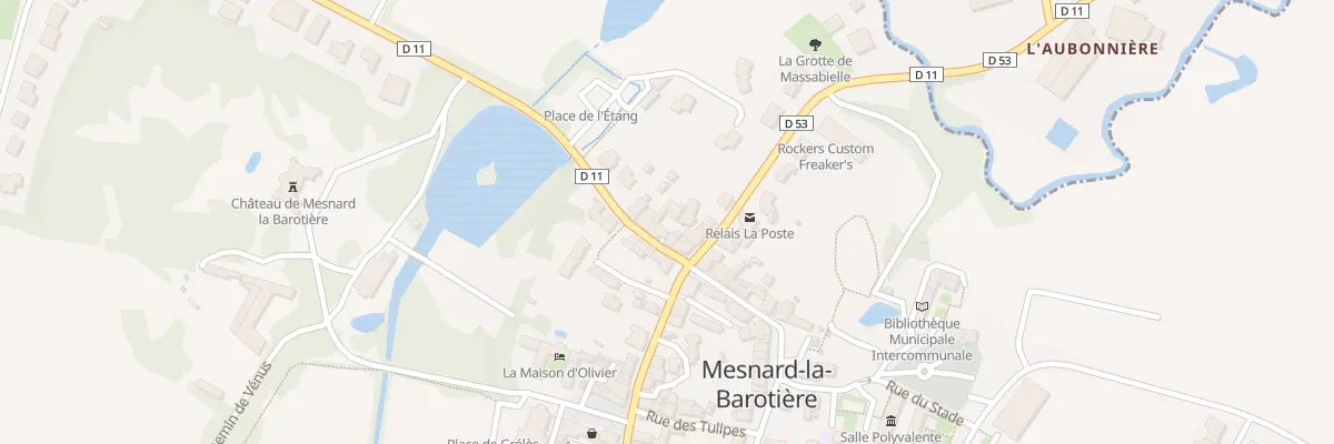 Plan du 4 Rue de St Fulgent à Mesnard-la-Barotière