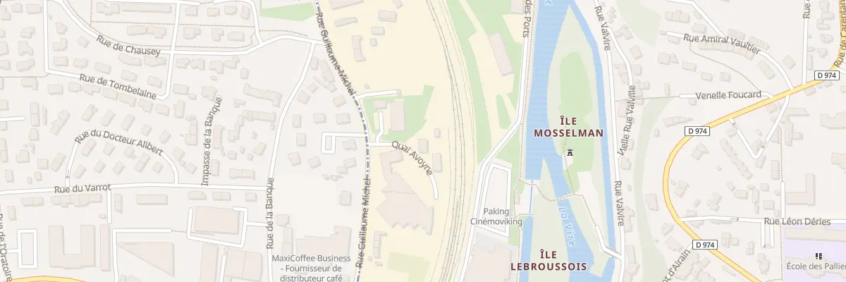 Plan du 9004 Quai Avoyne à Saint-Lô