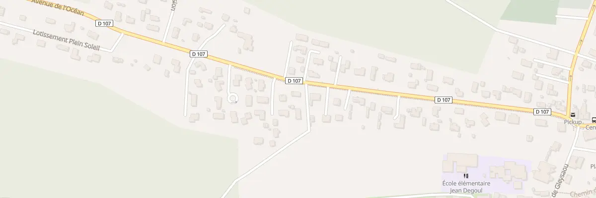 Plan du 2 Che de Milord au Porge