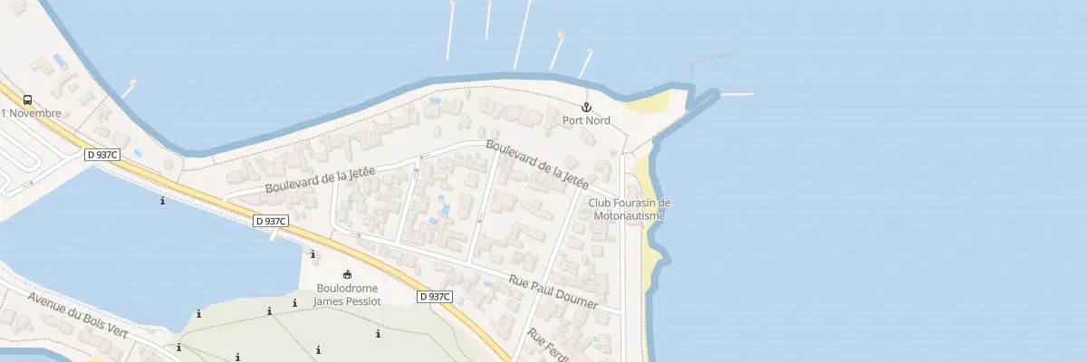 Plan du 8 Bd de la Jetée à Fouras