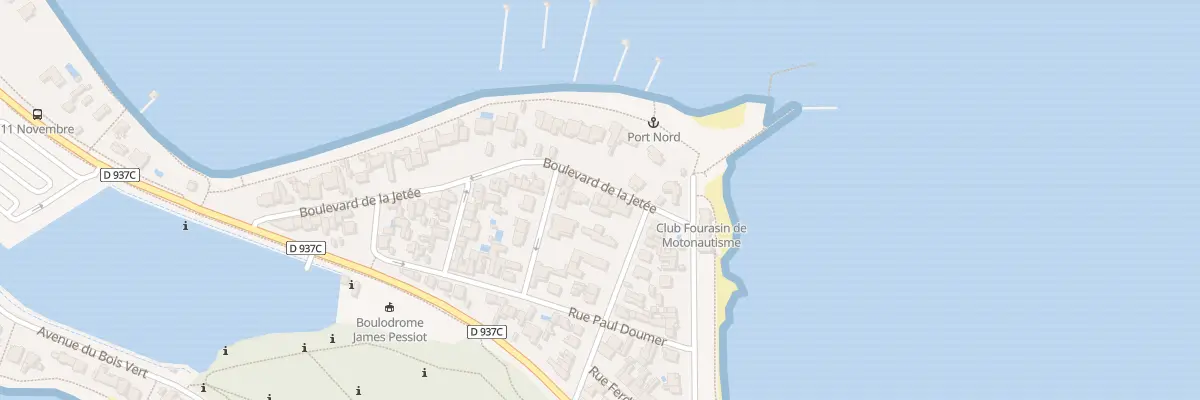 Plan du 10 Bd de la Jetée à Fouras
