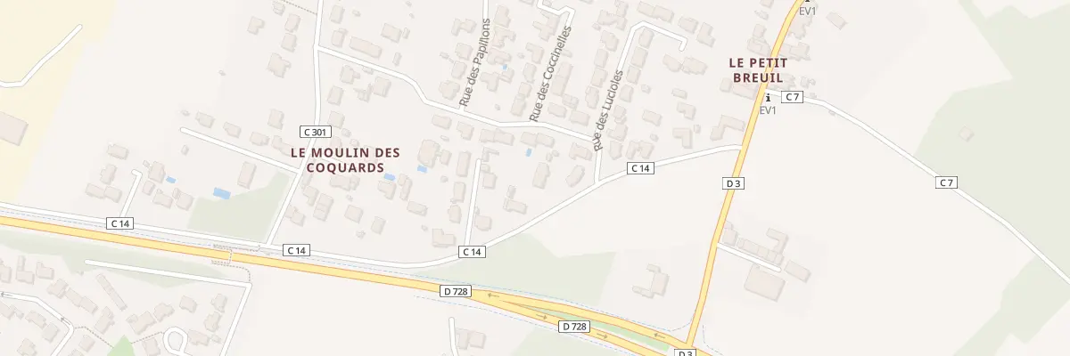 Plan du 8 Rue du Moulin des Coquards à Marennes-Hiers-Brouage