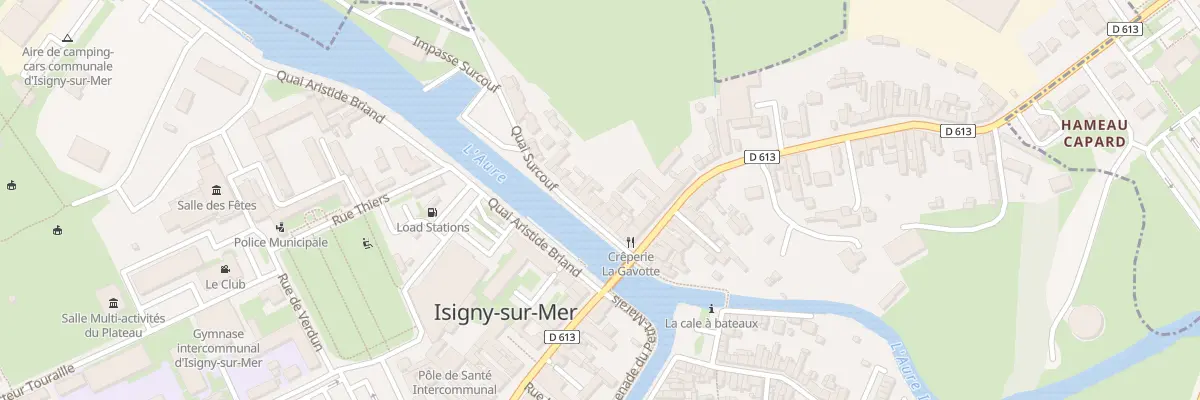 Plan du 12 Quai Surcouf à Isigny-sur-Mer