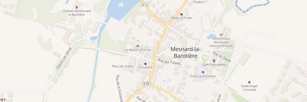 Plan du 20 Gr Grand Rue à Mesnard-la-Barotière