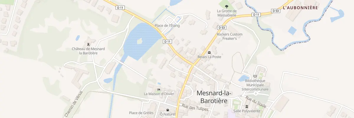 Plan du 7 Rue de St Fulgent à Mesnard-la-Barotière