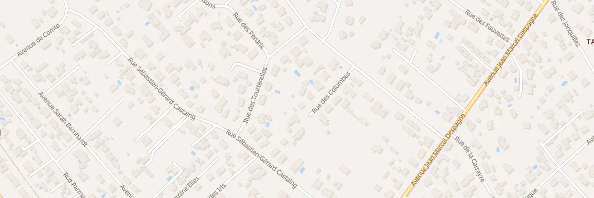 Plan du 8 Rue des Colombes à Andernos-les-Bains