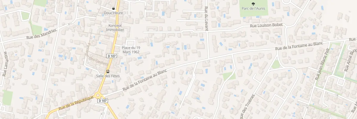 Plan du 15 Rue de la Fontaine au Blanc à Saint-Xandre