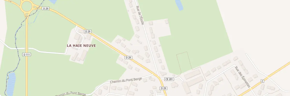 Plan du 3 Rue de l’Etoile à Mondevert