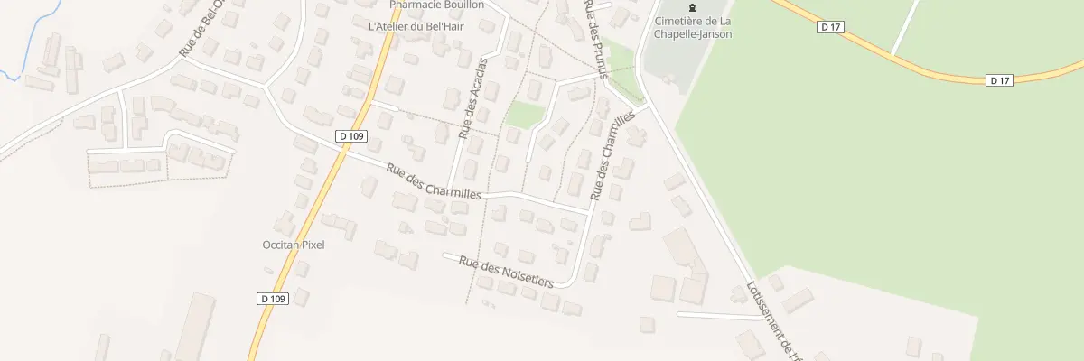 Plan du 7 Rue des Ormes à La Chapelle-Fleurigné