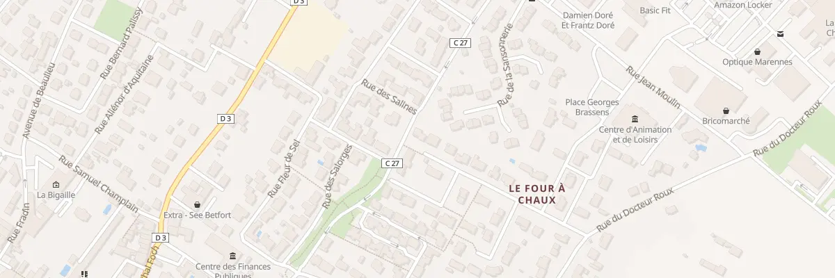 Plan du 22 Rue Gérard Philipe à Marennes-Hiers-Brouage