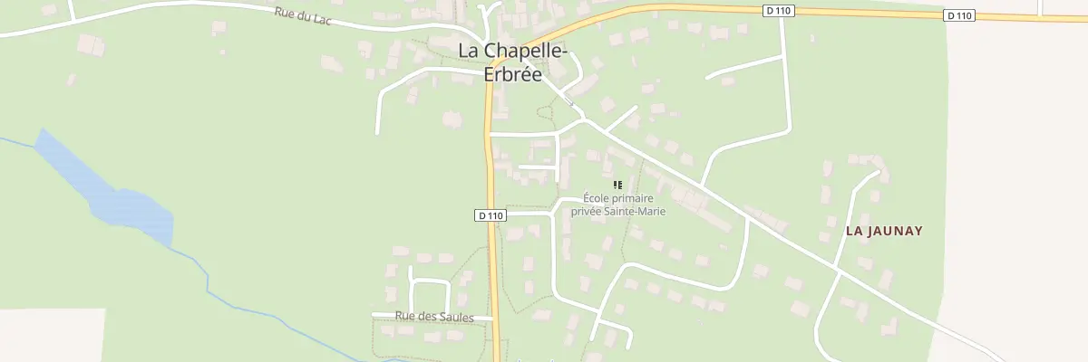 Plan du 7 Rue de la Pommeraie à La Chapelle-Erbrée