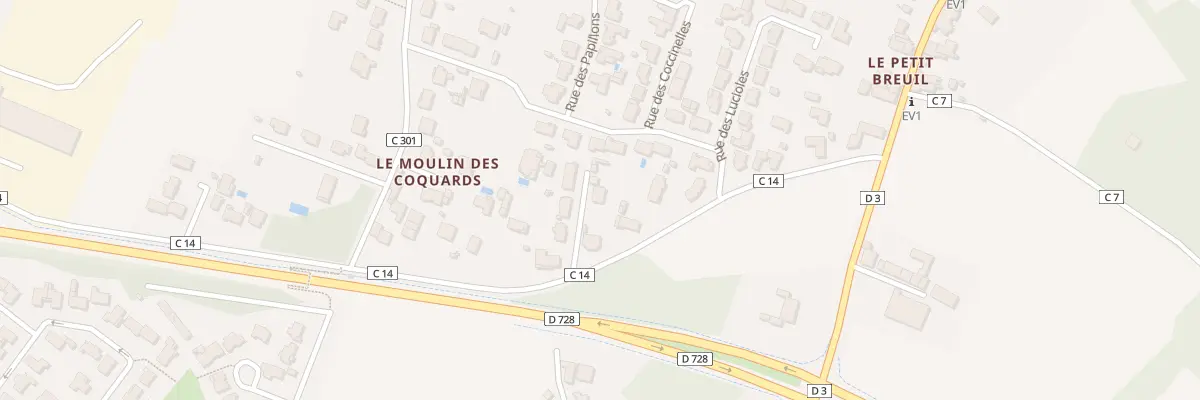 Plan du 12 Rue du Moulin des Coquards à Marennes-Hiers-Brouage