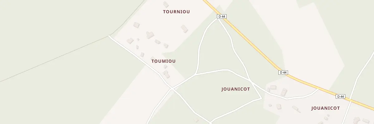 Plan du 545 Qua Toumiou à Escource