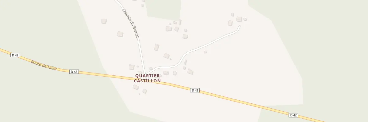 Plan du 92 Che de Mercé à Castets