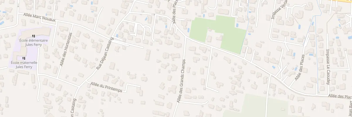 Plan du 4 All des Grands Champs à Gujan-Mestras