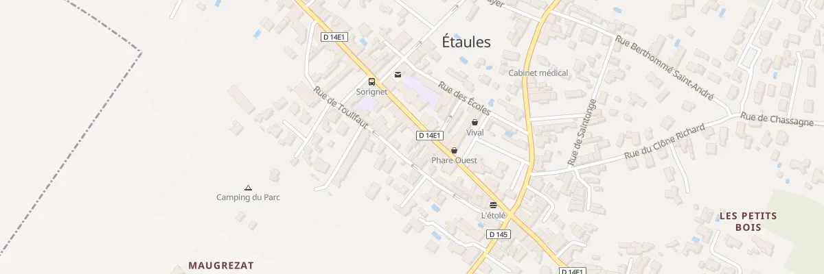 Plan du 32 Rue Charles Hervé à Étaules