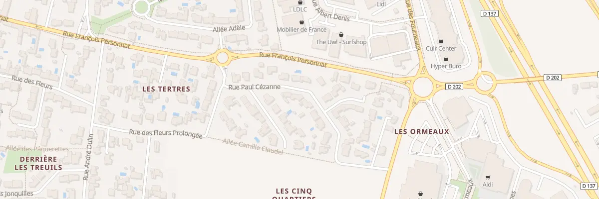 Plan du 2B Rue Paul Cezanne à Angoulins