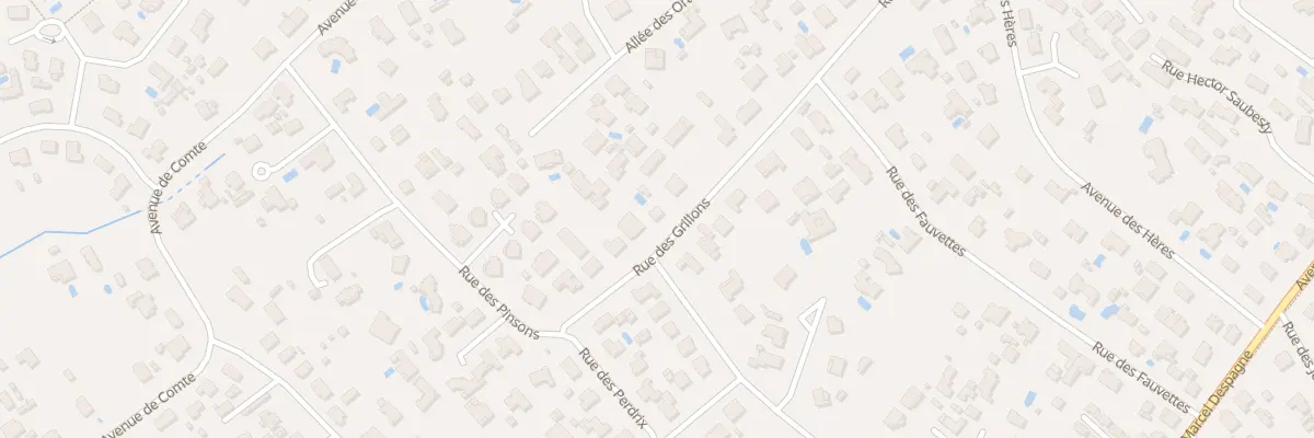 Plan du 28 Rue des Grillons à Andernos-les-Bains