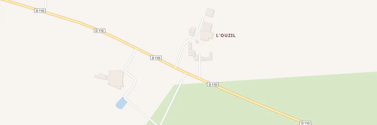 Plan du 3 L’Ouzil à Congrier