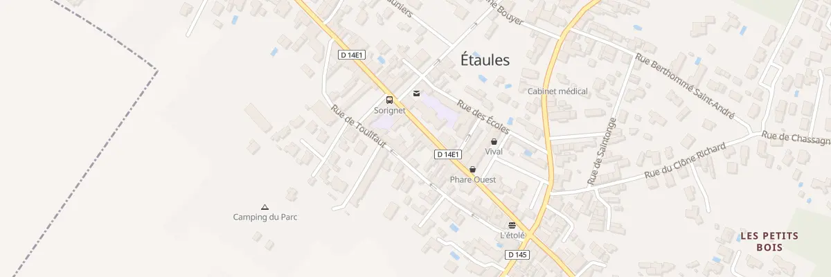 Plan du 26 Rue Charles Hervé à Étaules