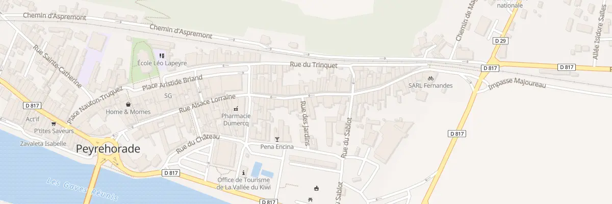 Plan du 88 Rue Lembarry à Peyrehorade