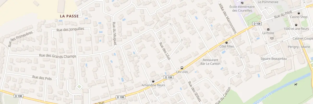Plan du 11 Rue des Lilas à Périgny