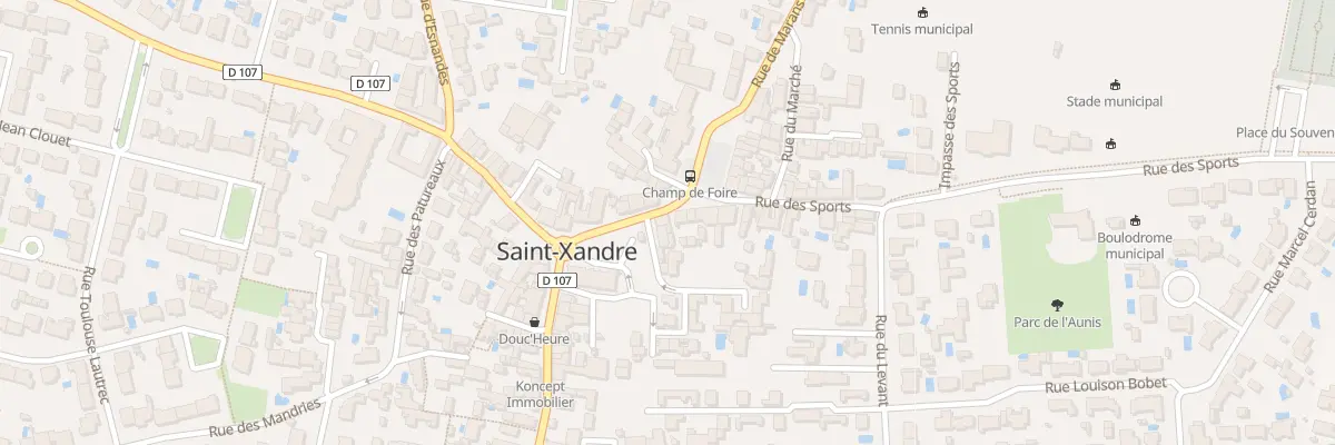 Plan du 4 Rue de Marans à Saint-Xandre