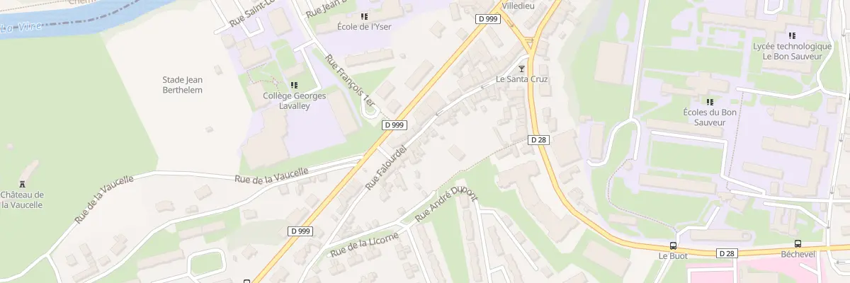 Plan du 27 Rue Falourdel à Saint-Lô