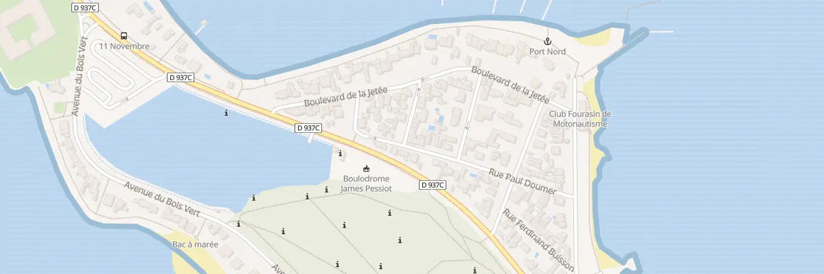 Plan du 1 Rue Emile Loubet à Fouras