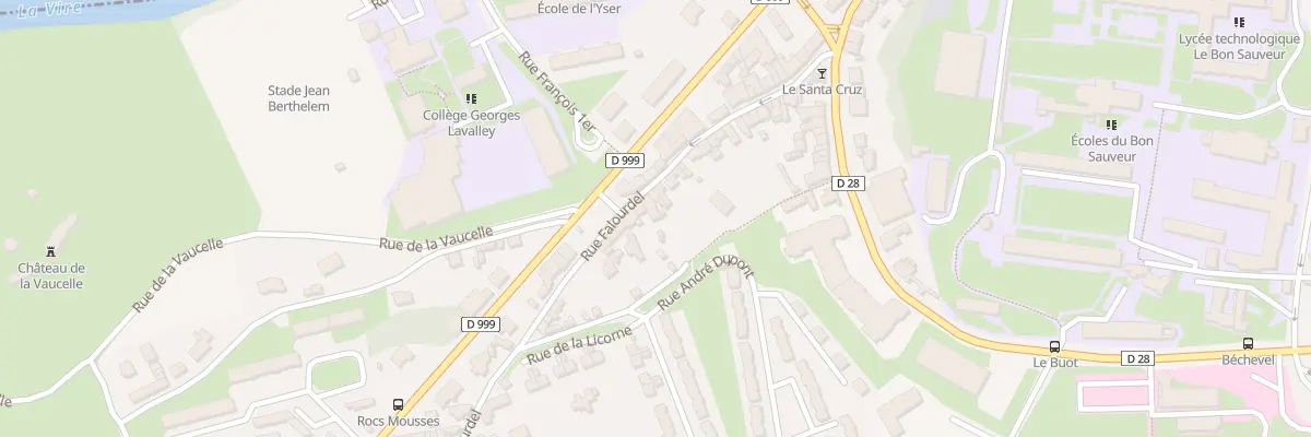 Plan du 33 Rue Falourdel à Saint-Lô
