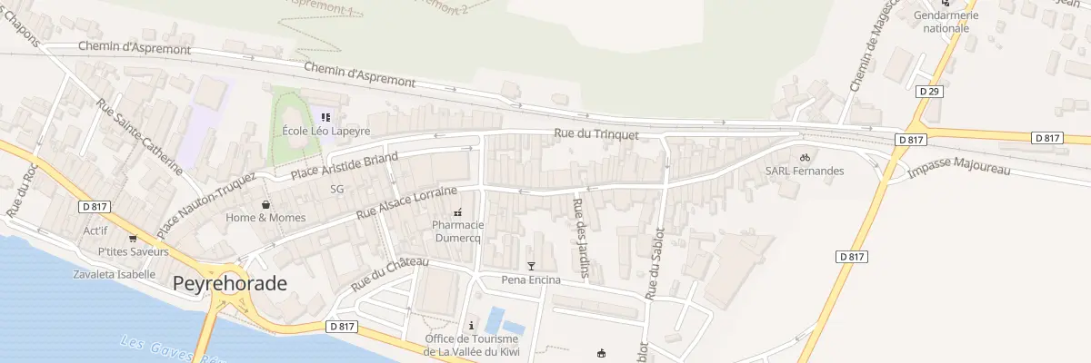 Plan du 57 Rue Lembarry à Peyrehorade