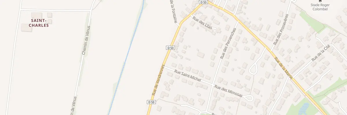 Plan du 19 Rue de Vendrennes à Mesnard-la-Barotière