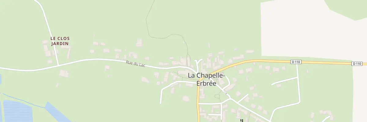 Plan du 2 Rue du Lac à La Chapelle-Erbrée