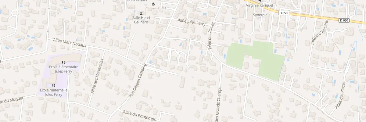 Plan du 13 Rue Dejean Castaing à Gujan-Mestras