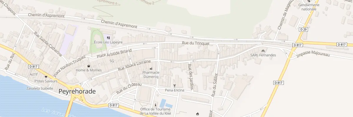Plan du 47 Rue Lembarry à Peyrehorade