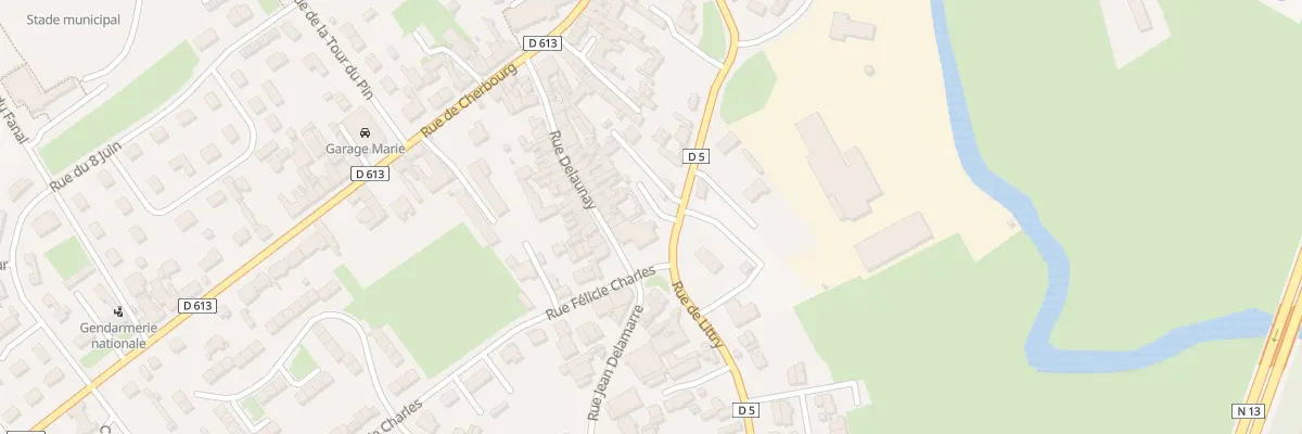 Plan du 39 Rue Delaunay à Isigny-sur-Mer