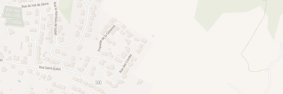 Plan du 25 Rue des cordes à Tiffauges