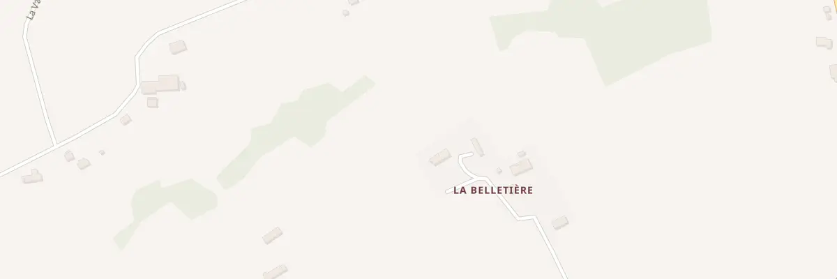 Plan du 5256 La Belletiere à Reffuveille